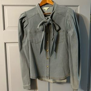 Aaron & Amber Denim Long Sleeve Shirt